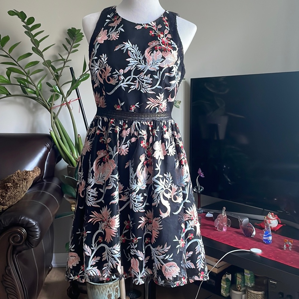 Adrianna Papell high low dress.
